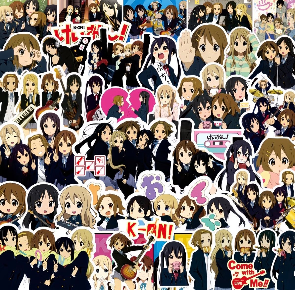 75pcs K-On! Stickers