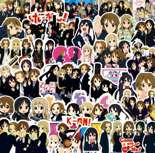 75pcs K-On! Stickers