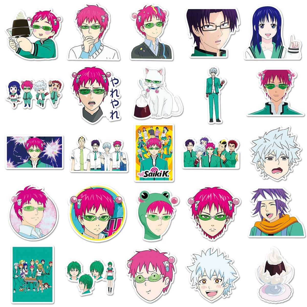 Saiki Kusuo stickers(50pcs)